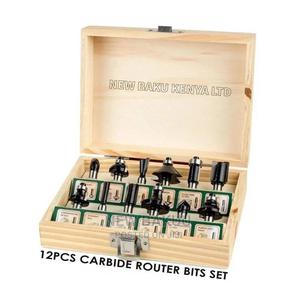12 Pcs Carbide Router Bit Set - thumbnail 2