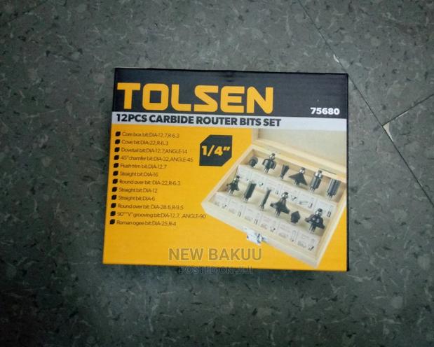 12 Pcs Carbide Router Bit Set - thumbnail 3