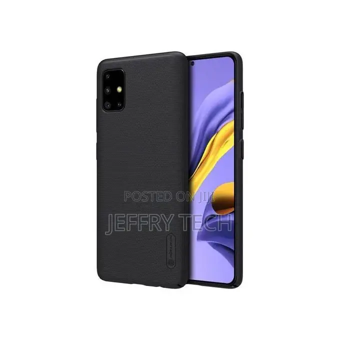 Nilkin Samsung A51 Frosted Nilkiin Back Cover Black