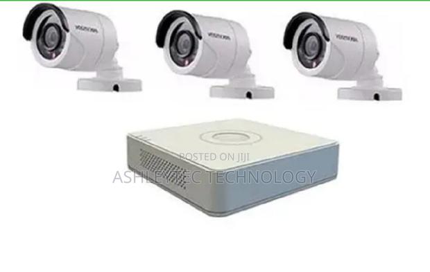 3-Cctv Cameras Security Surveillance Complete Syst - main view