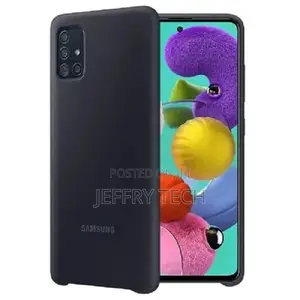 Silicone Case for Samsung Galaxy A71- Black