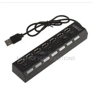 7 Port USB HUB 2.0 Speed With Option of 5v Power Adaptor