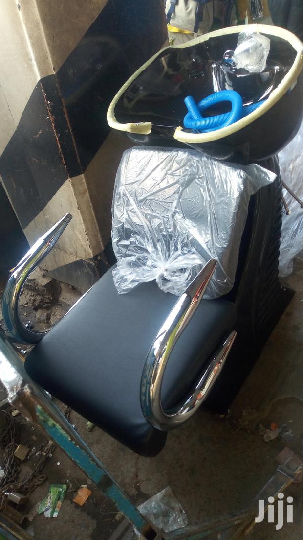 Black Salon/Barber Sink - main view