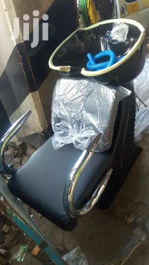 Black Salon/Barber Sink
