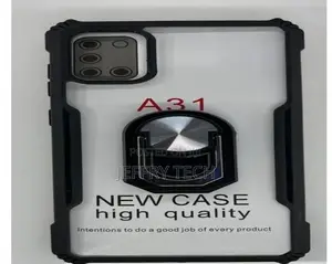 My Choice A31 Ring Armor Case Clear for Galaxy A31 Cover