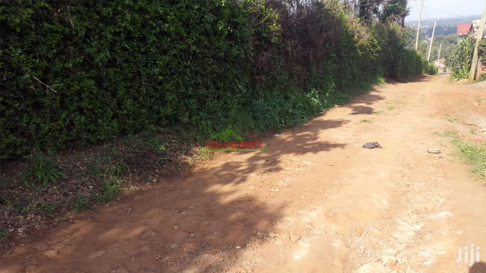 Commercial 50 by 100 Ft Plot for Sale in Kikuyu Thogoto.