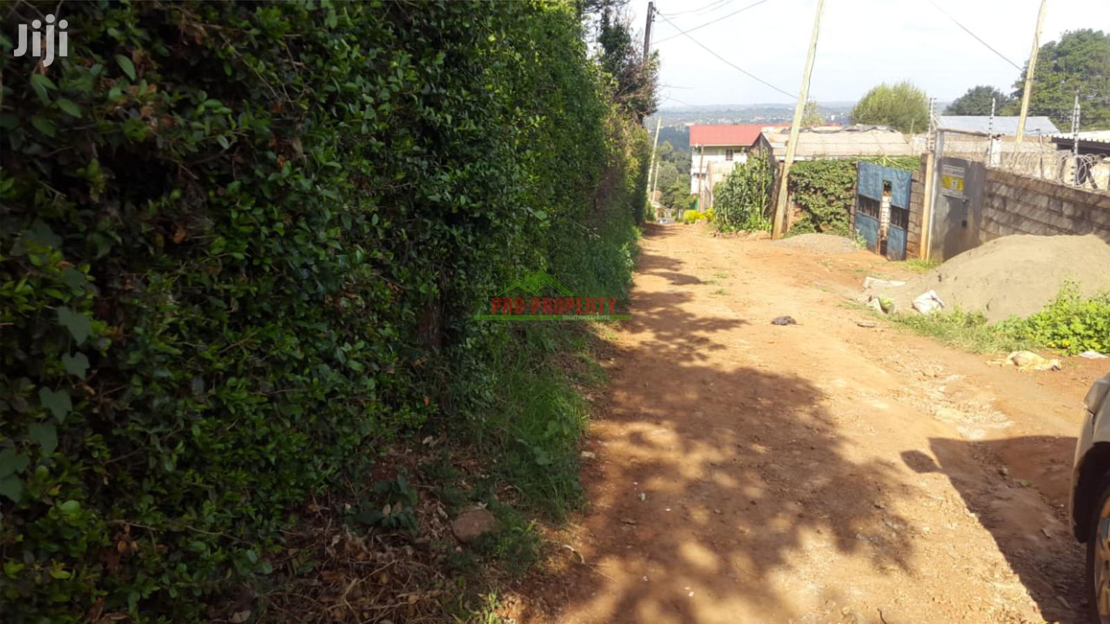 Commercial 50 by 100 Ft Plot for Sale in Kikuyu Thogoto.