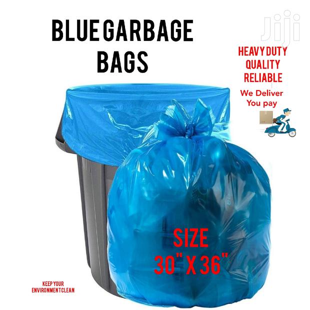 OFFER!!30"X36" Large Blue 150gauge Garbage Bags