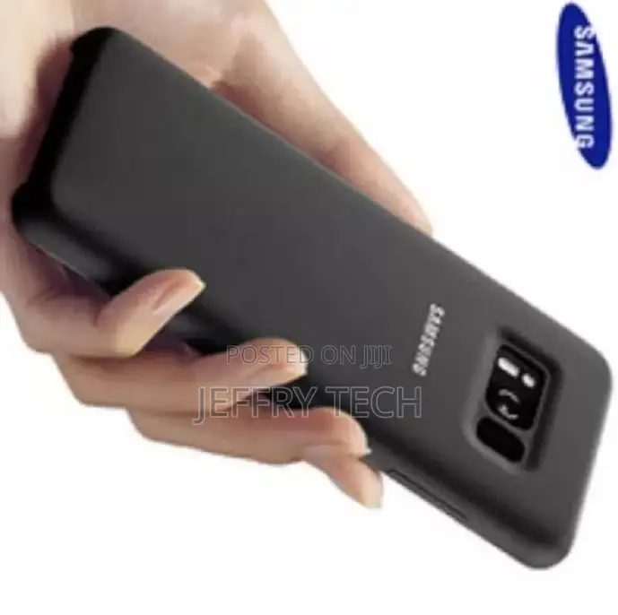 Samsung Silicone Back Case for Galaxy S7 Edge + 5d Tempered