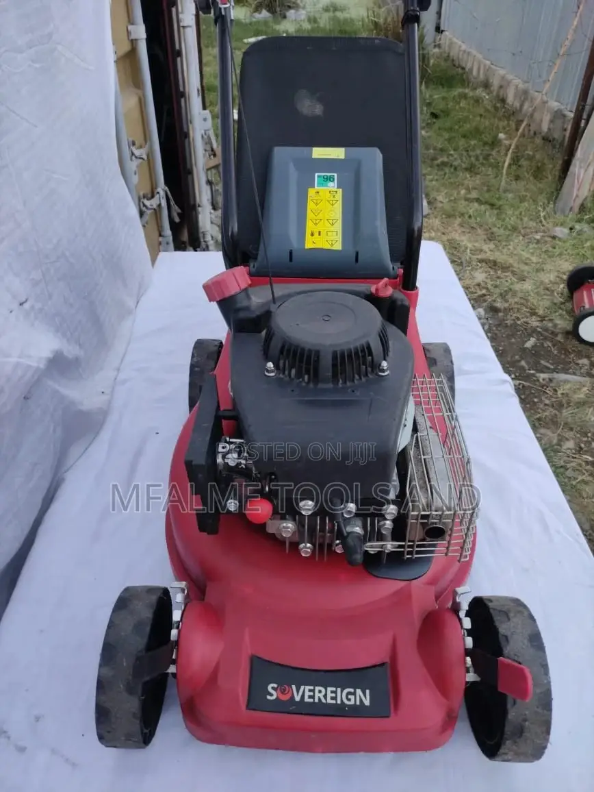 Lawn Mower – Sovereign Petrol 100cc Self Propelled – Ex-Uk