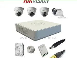 Hikvision 4 CCTV Cameras Full Kit 20m IR Distance