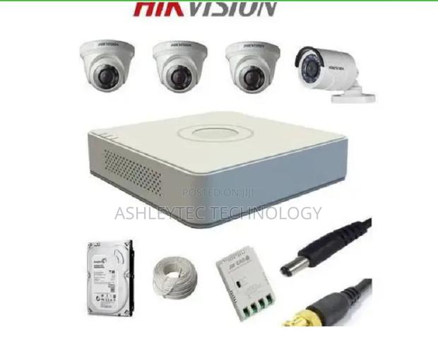 Hikvision 4 CCTV Cameras Full Kit 20m IR Distance - main view