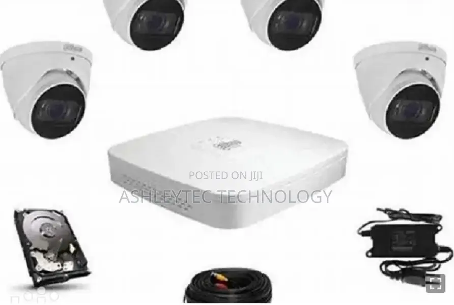 Four 4 Hikvision CCTV Cameras Complete System Kit Package