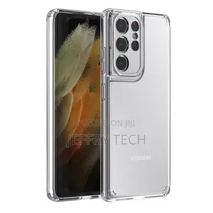 Clear Hard Back Shockproof Case for Samsung Galaxy S21 Ultra