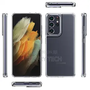 Clear Hard Back Shockproof Case for Samsung Galaxy S21 Ultra