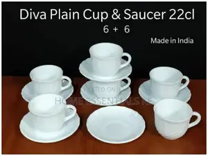 6pcs Cups Saucers Set