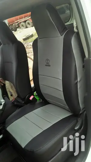 Brown and Beige Car Seat Covers