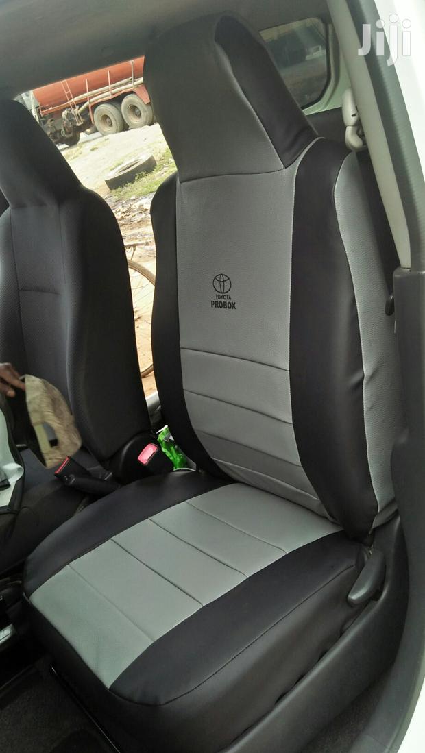 Brown and Beige Car Seat Covers - thumbnail 2