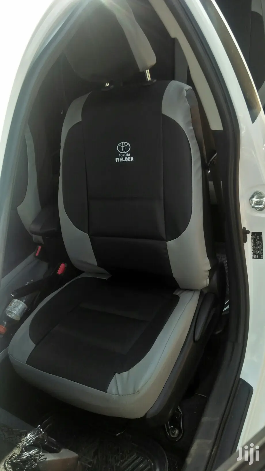 Grey and Black Car Seat Covers