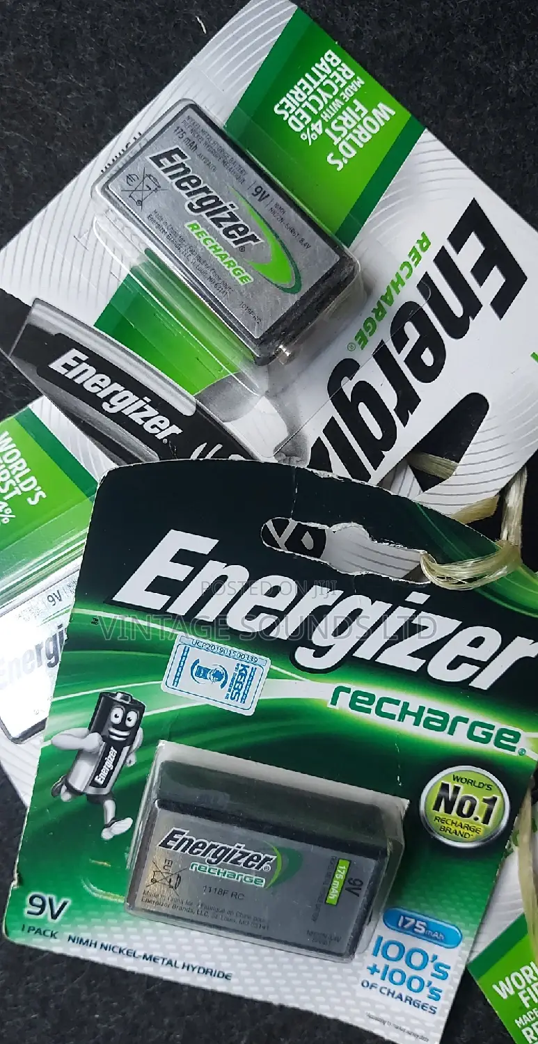 Energizer 9V Rechargeble Battery