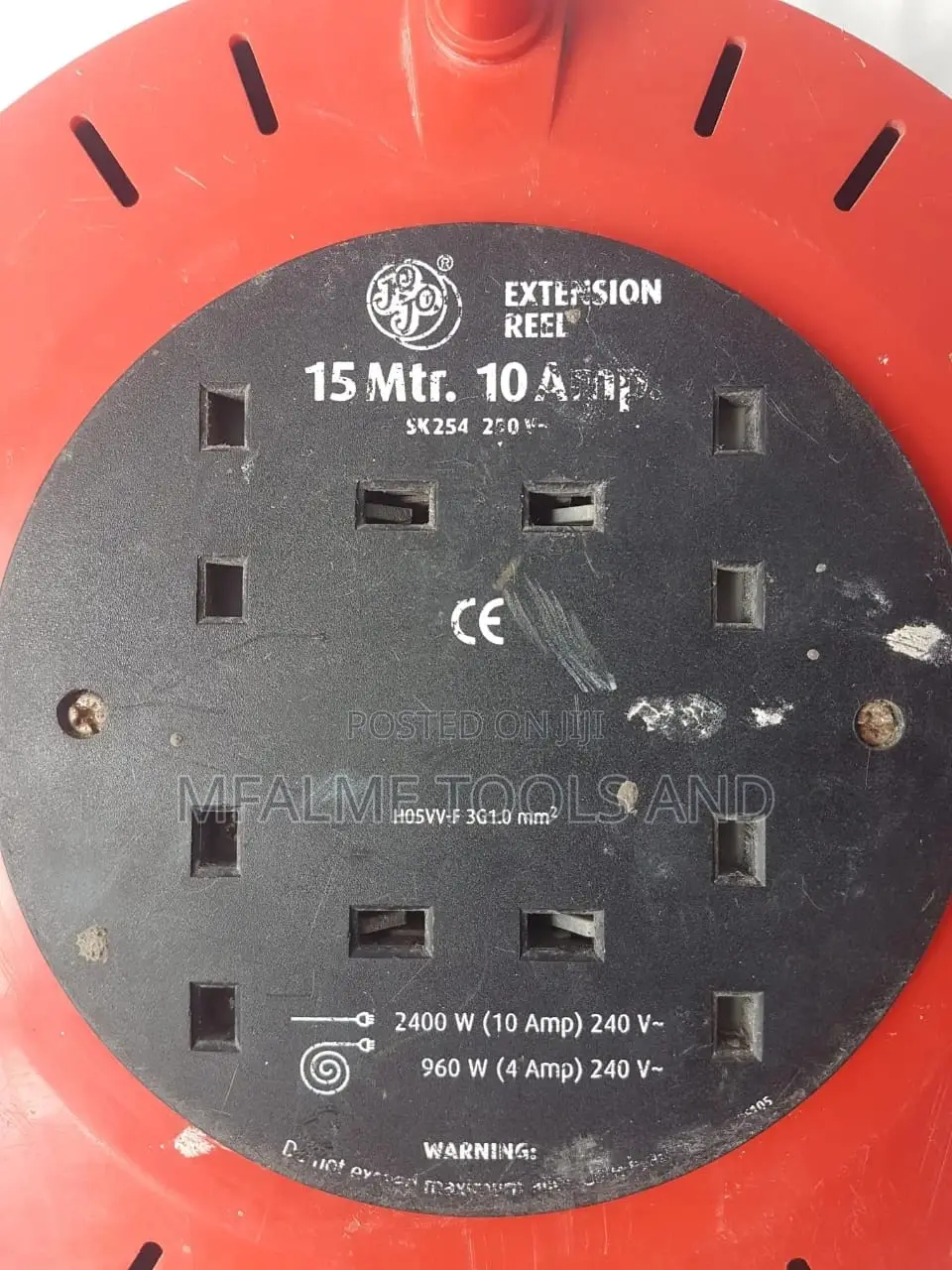 Cable Reel - 15M Electric Exten Heavy Duty 240v - EX-UK