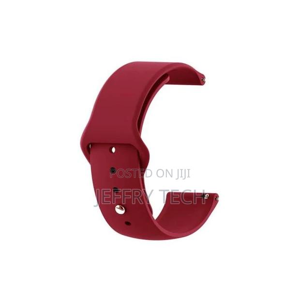 My Choice Softsiliconeband Watch 22mm-Wine Red