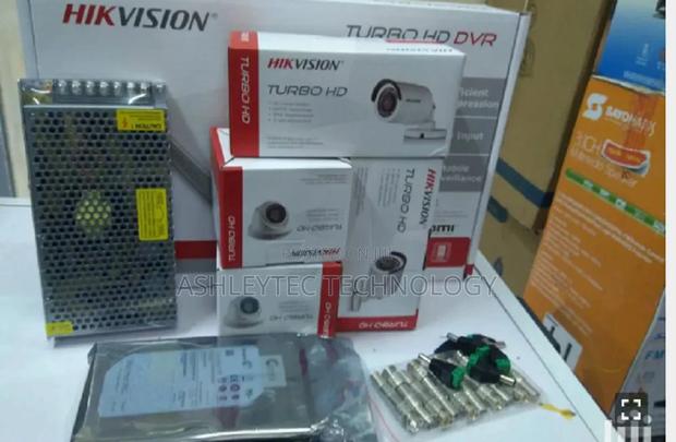 720p Cctv With 500GB Hard Disk 100m Cable Kit