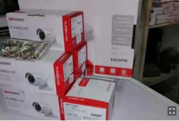 Complete CCTV Cameras System Pack Six Hikvision 720p 1MP