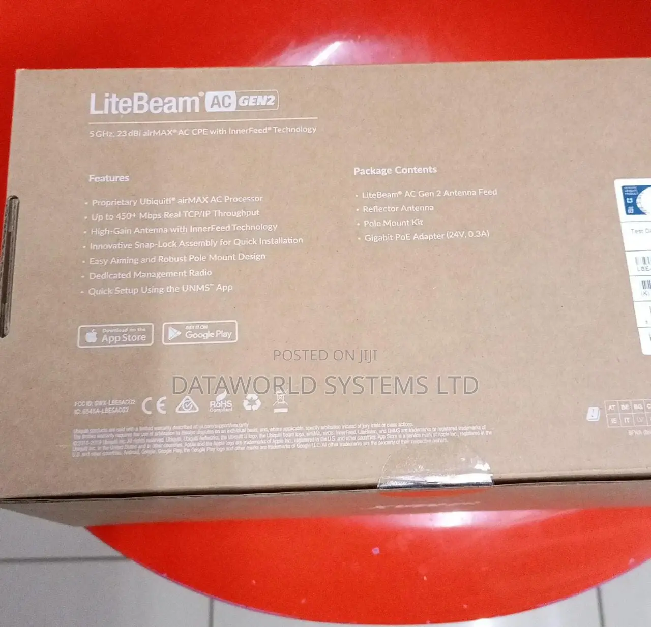 Lbe-5ac-Gen2 – Ubiquiti Airmax Litebeam Gen 2 5ac 5ghz 23dbi