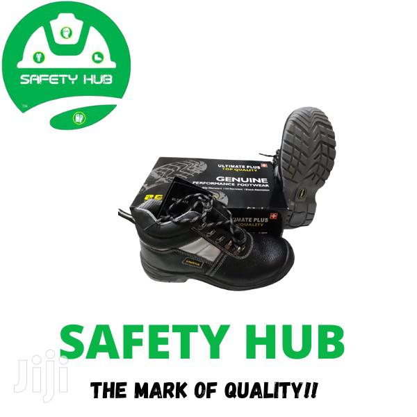 Quality Industrial Leather Safety Boots - main view
