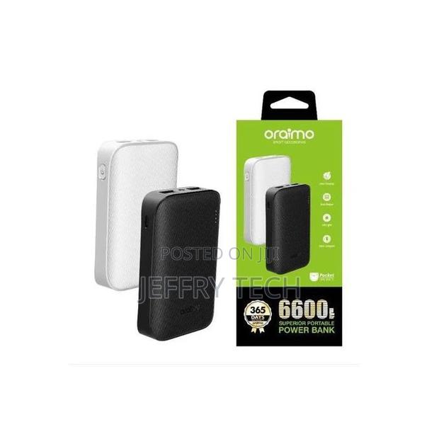 Oraimo Portable Pocket 6600 MAH Power Bank - main view