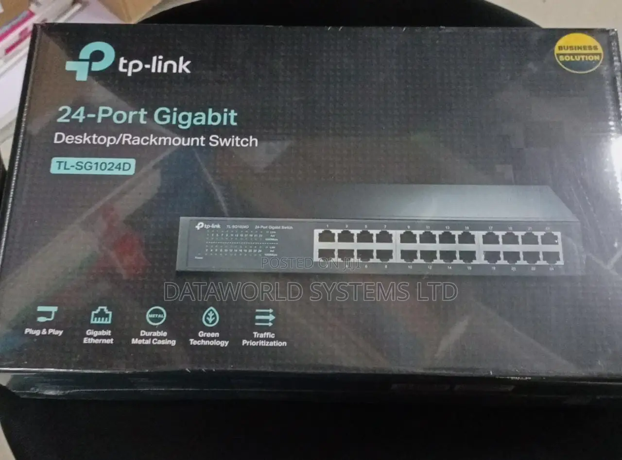 Tplink 24 Ports Gigabit Desktop/Rackmount Switch Tl-Sg1024d