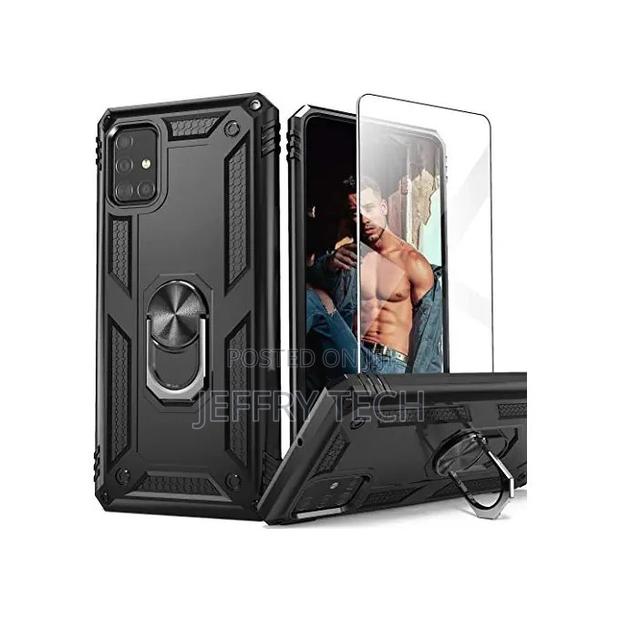 My Choice A51 Ring Armor Case Cover Ceramics Protector