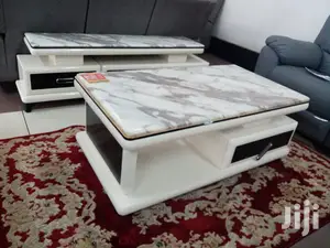 Matching Marble Coffee Table Plus TV Stand