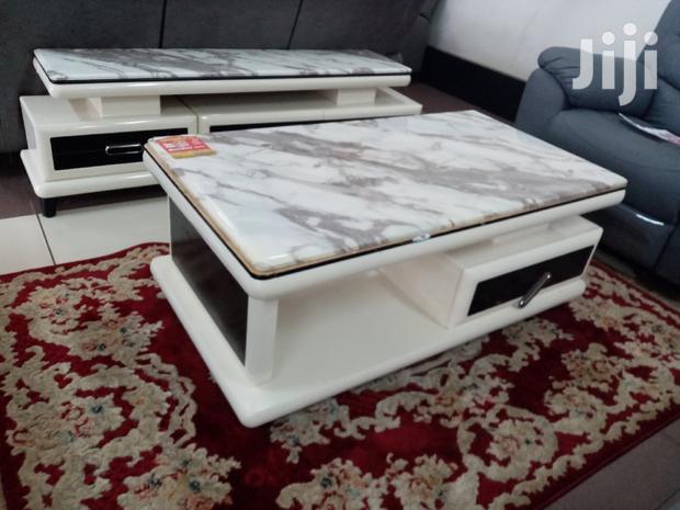 Matching Marble Coffee Table Plus TV Stand
