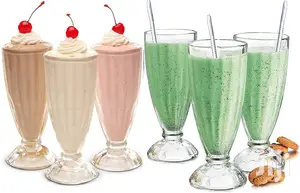 6pcs Milkshake Glasses