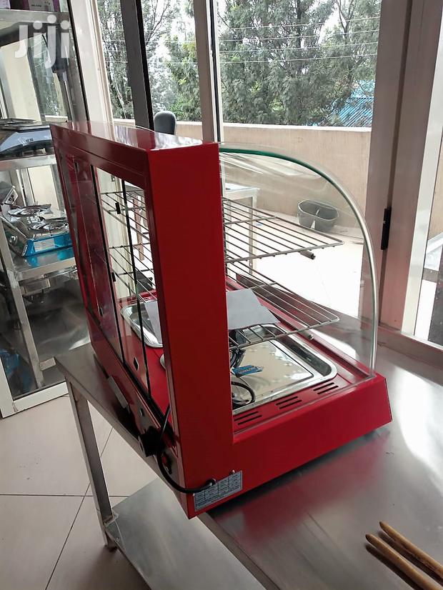 Chip's Display Warmer With Curved Glass & Racks - thumbnail 2