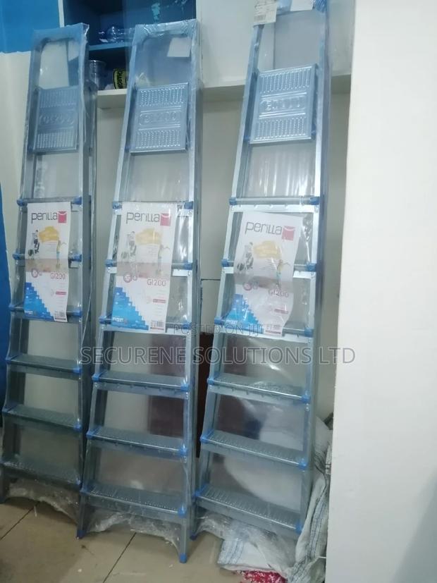 9step Household Step Ladder Aluminium - thumbnail 3