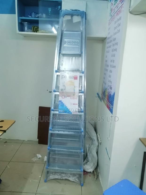 9step Household Step Ladder Aluminium - thumbnail 4