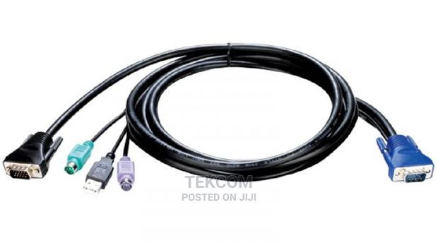 D-Link KVM-401 1.8 Meters Combo KVM Cable
