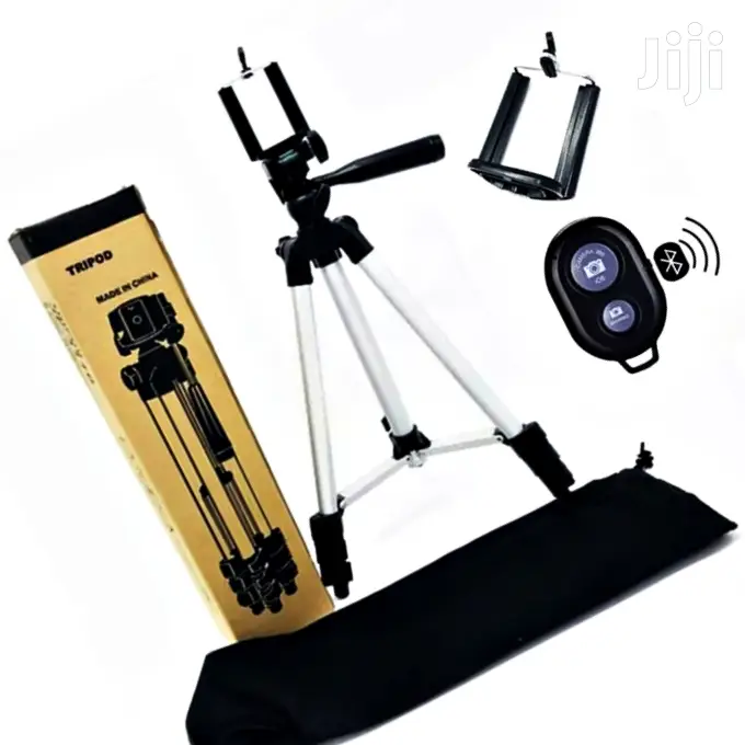Phone and Camera Tripod + Free Bluetooth Remote