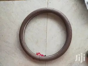 Steering Cover Leather High Grade Brown