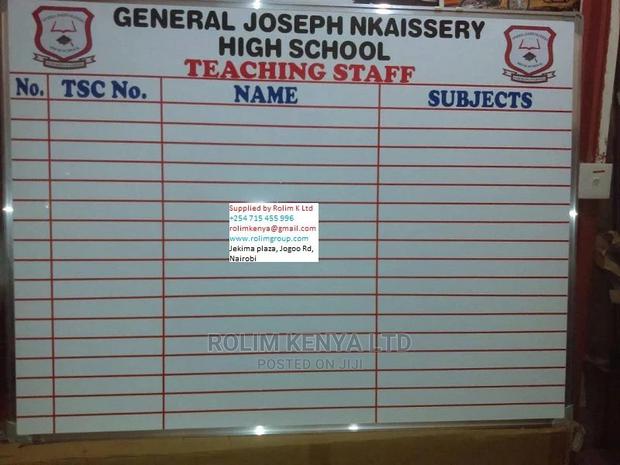 Teaching Staff Board 120cmx60cm - main view