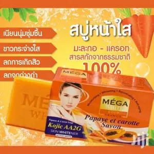 Mega White Gold Kojic Papaya Carrot Soap