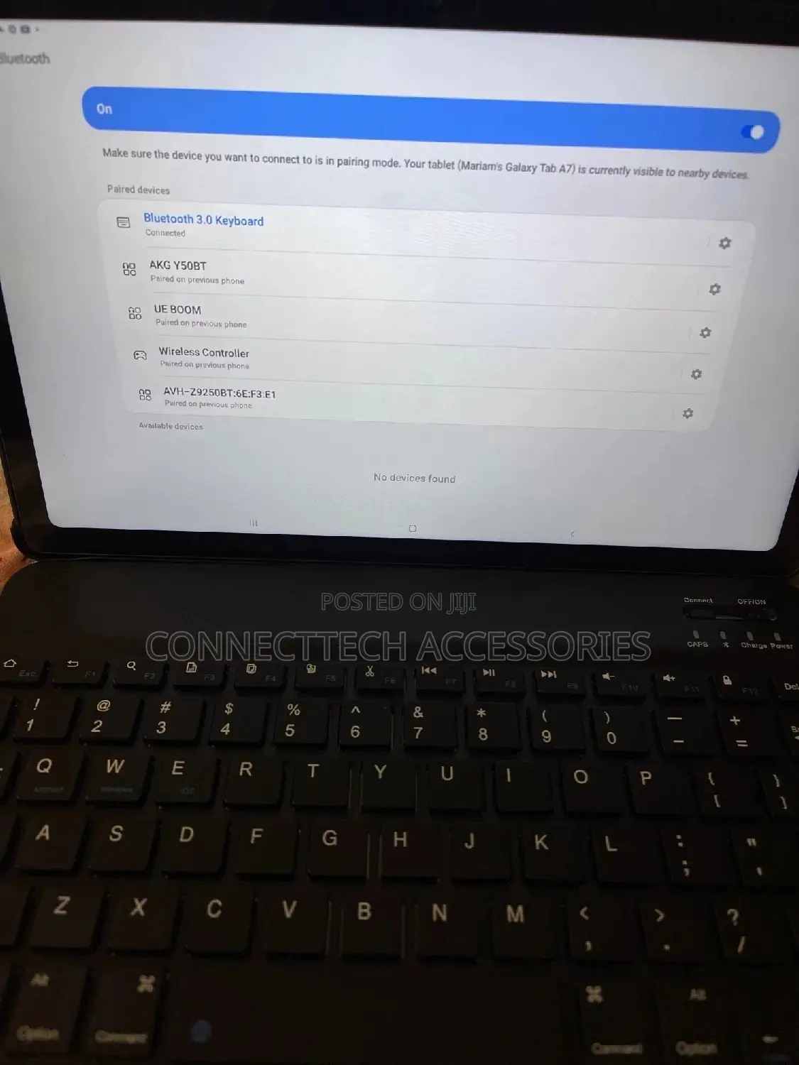 Samsung Galaxy Tab A7 "10.4" 2020 Bluetooth Keyboard Case