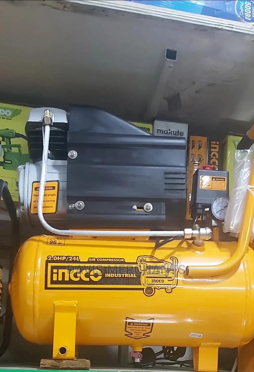 Ingco 24 Litre Air Compressor Machine