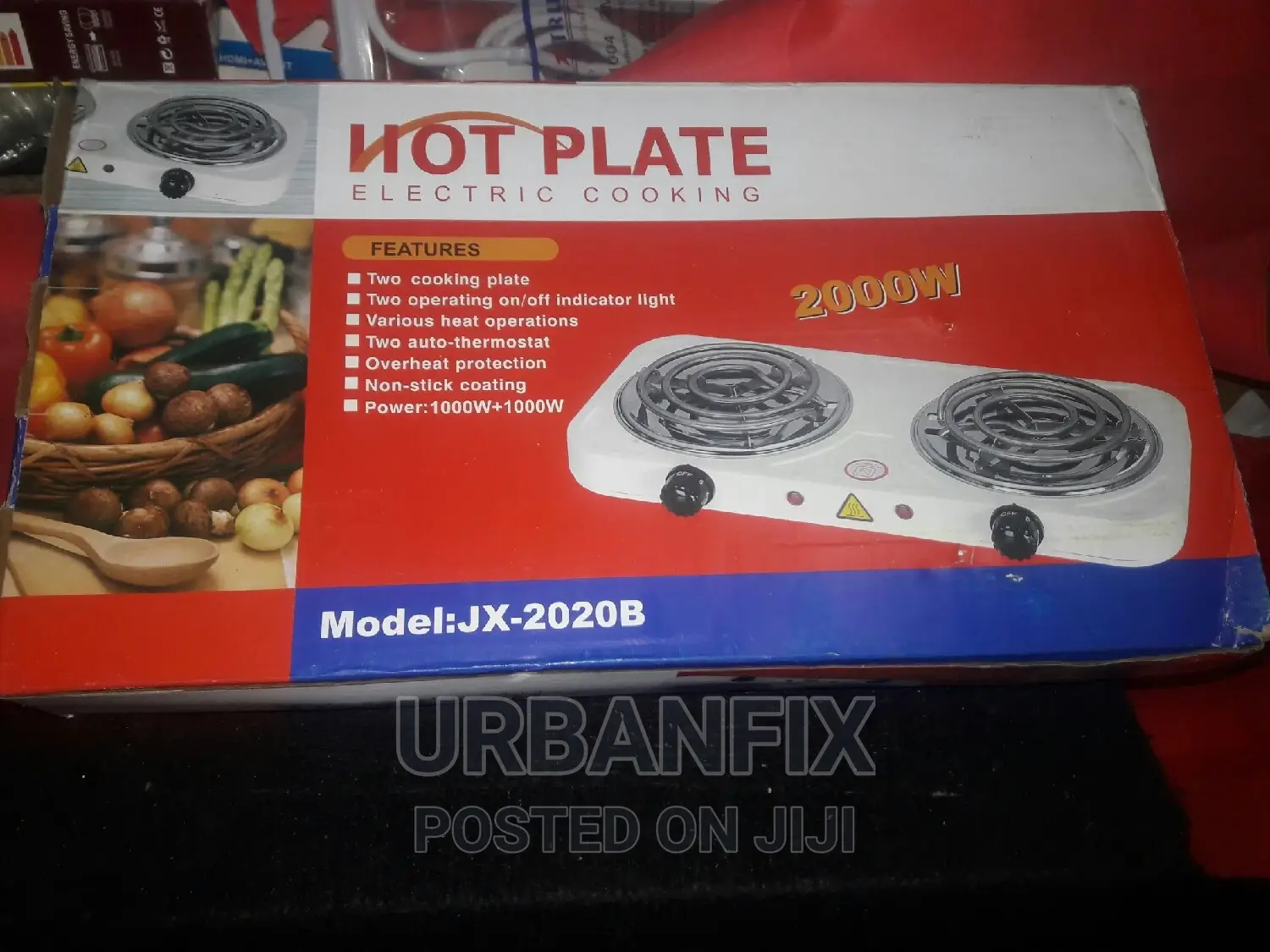 2000 Watts Double Electric Cooking Hotplate