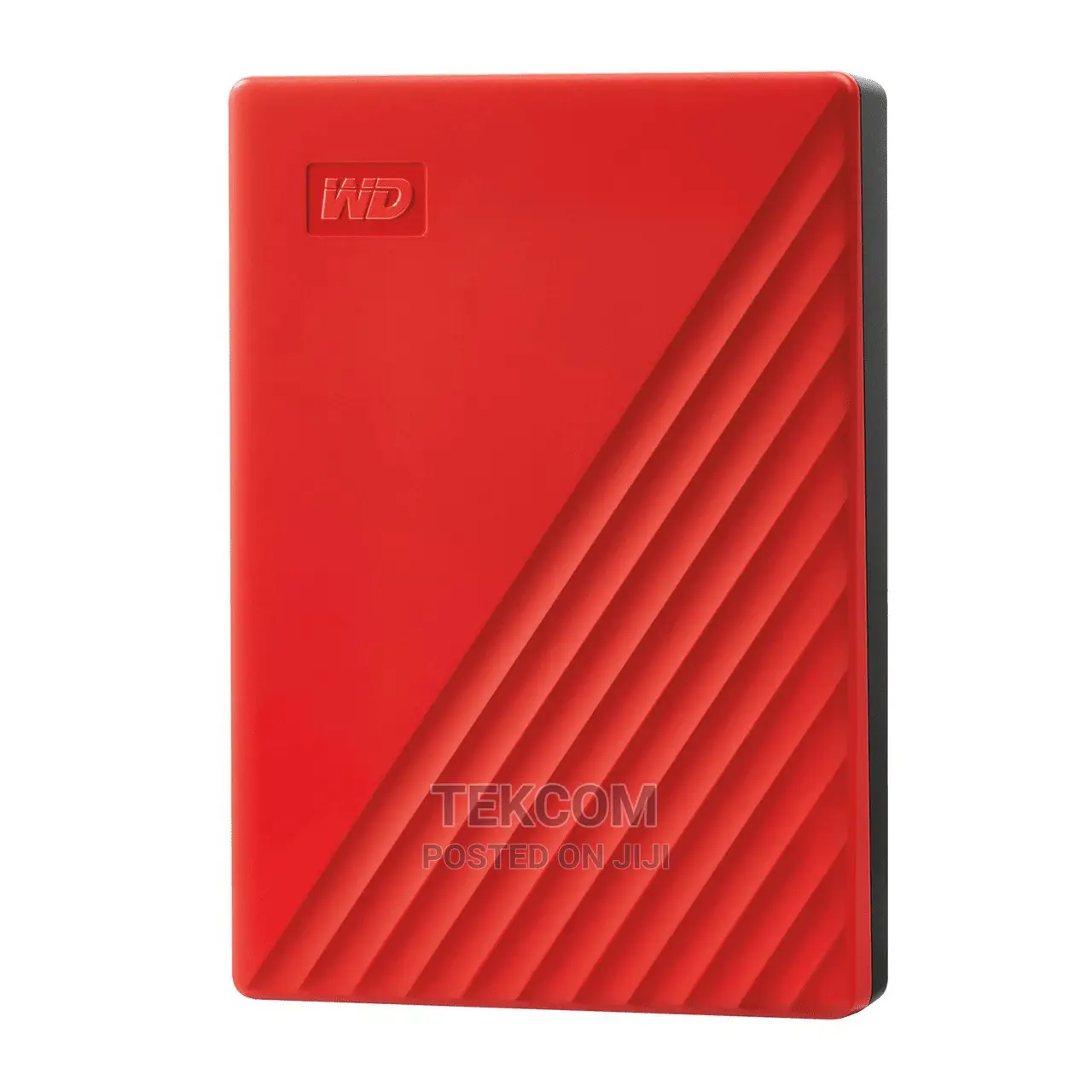 WD 4TB My Passport Portable External Hard Drive, Red