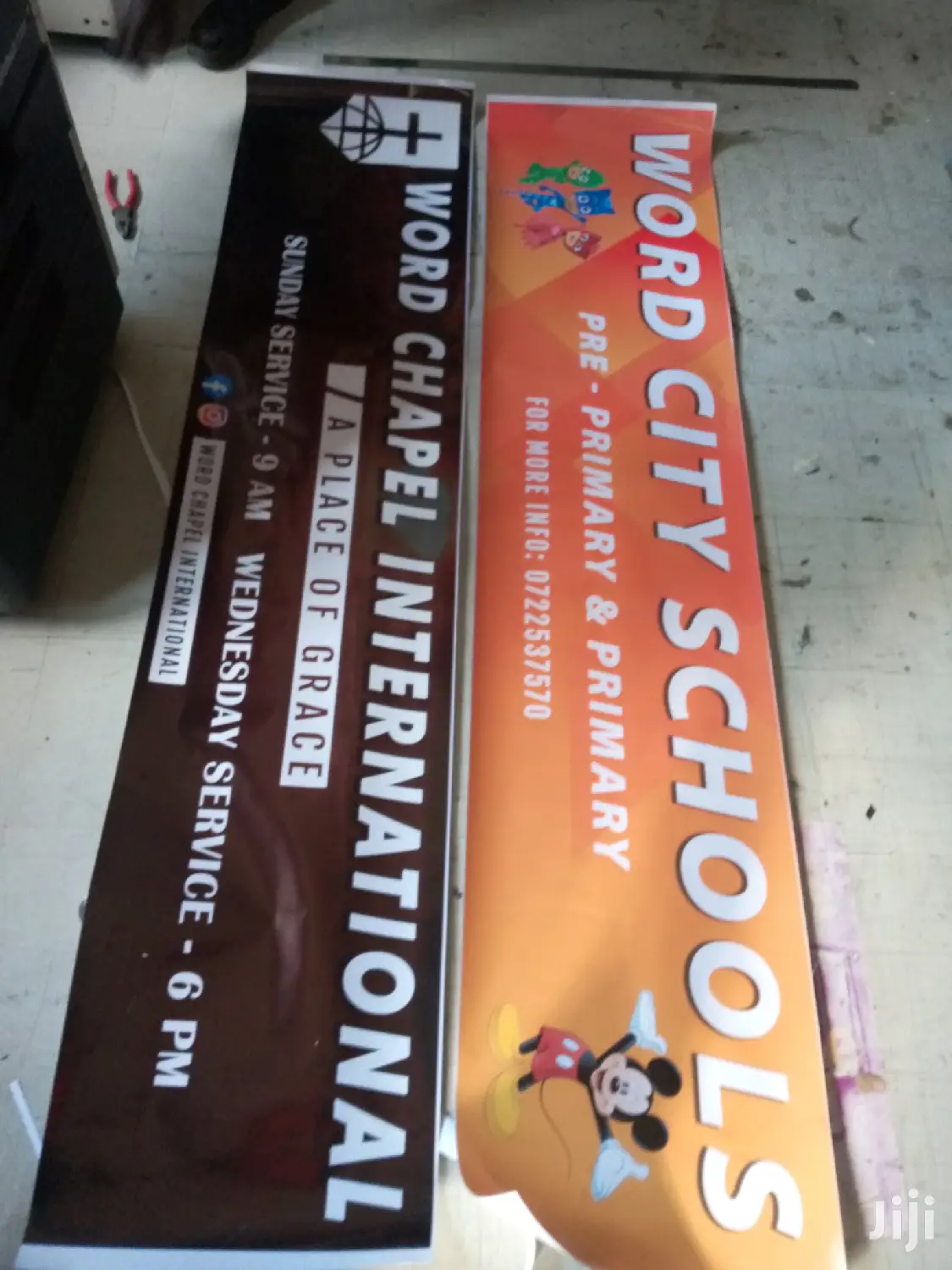 Banners/ Stickers (Large Format)Print and Cut