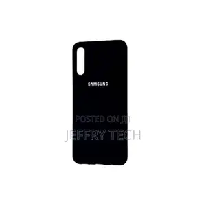 Samsung A30S Silicone Back Case - Black